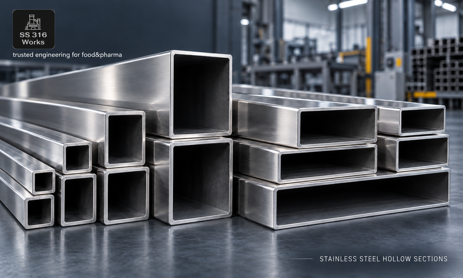 Stainless Steel Square & Rectangular Hollow Sections